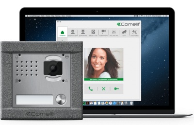 Комплект IP-видеодомофона Comelit VANDALCOM